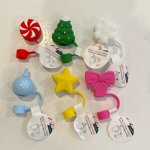 New Target Bullseye Playground 2024 Christmas Stanley Straw Toppers 🎄❄️ -6pk